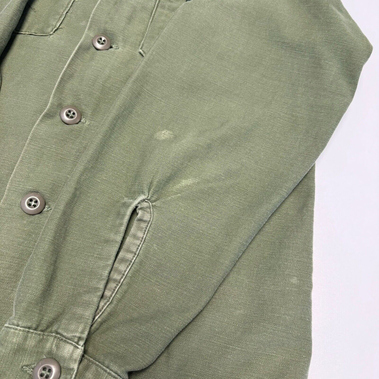 Vintage Vintage OG-107 Sateen Military Shirt Mens Medium Green Butto Size US M / EU 48-50 / 2 - 4 Thumbnail