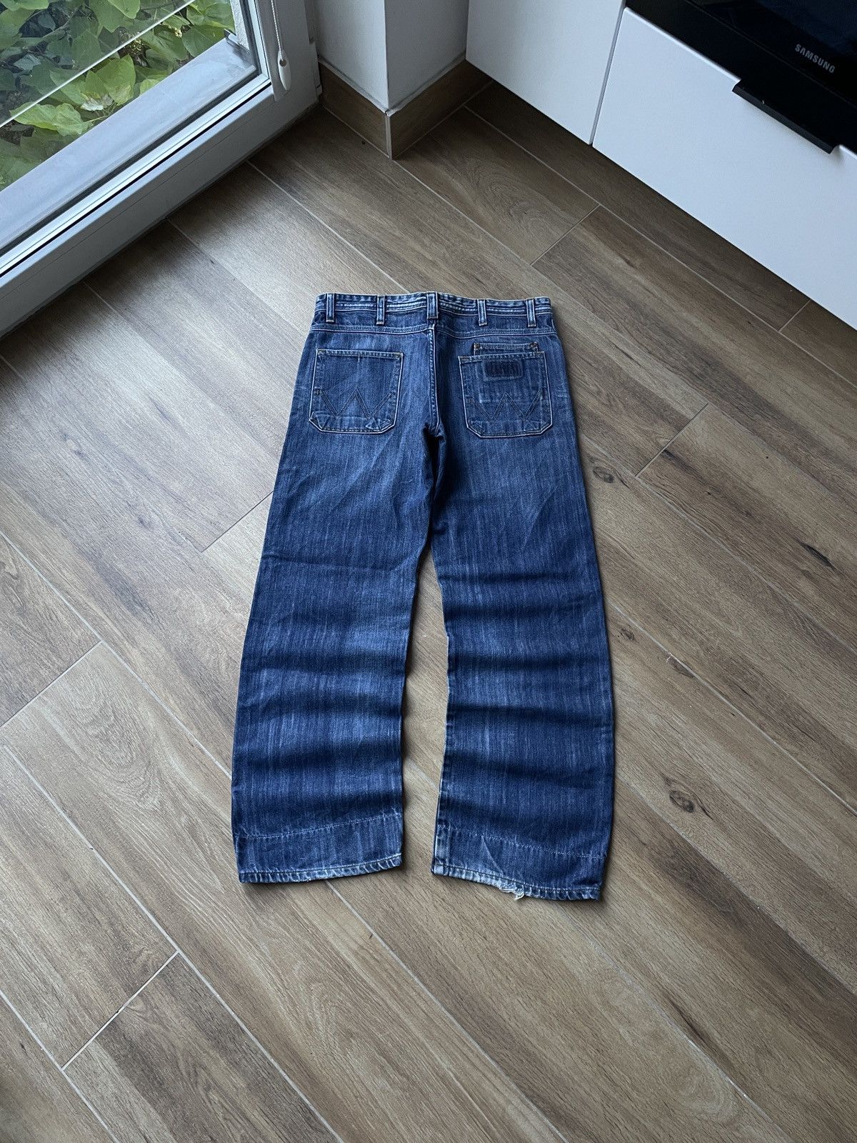 Vintage Vintage Avant Garde Jeans Baggy Wide Japanese Y2K Wahsed Y2K Size US 30 / EU 46 - 2 Thumbnail