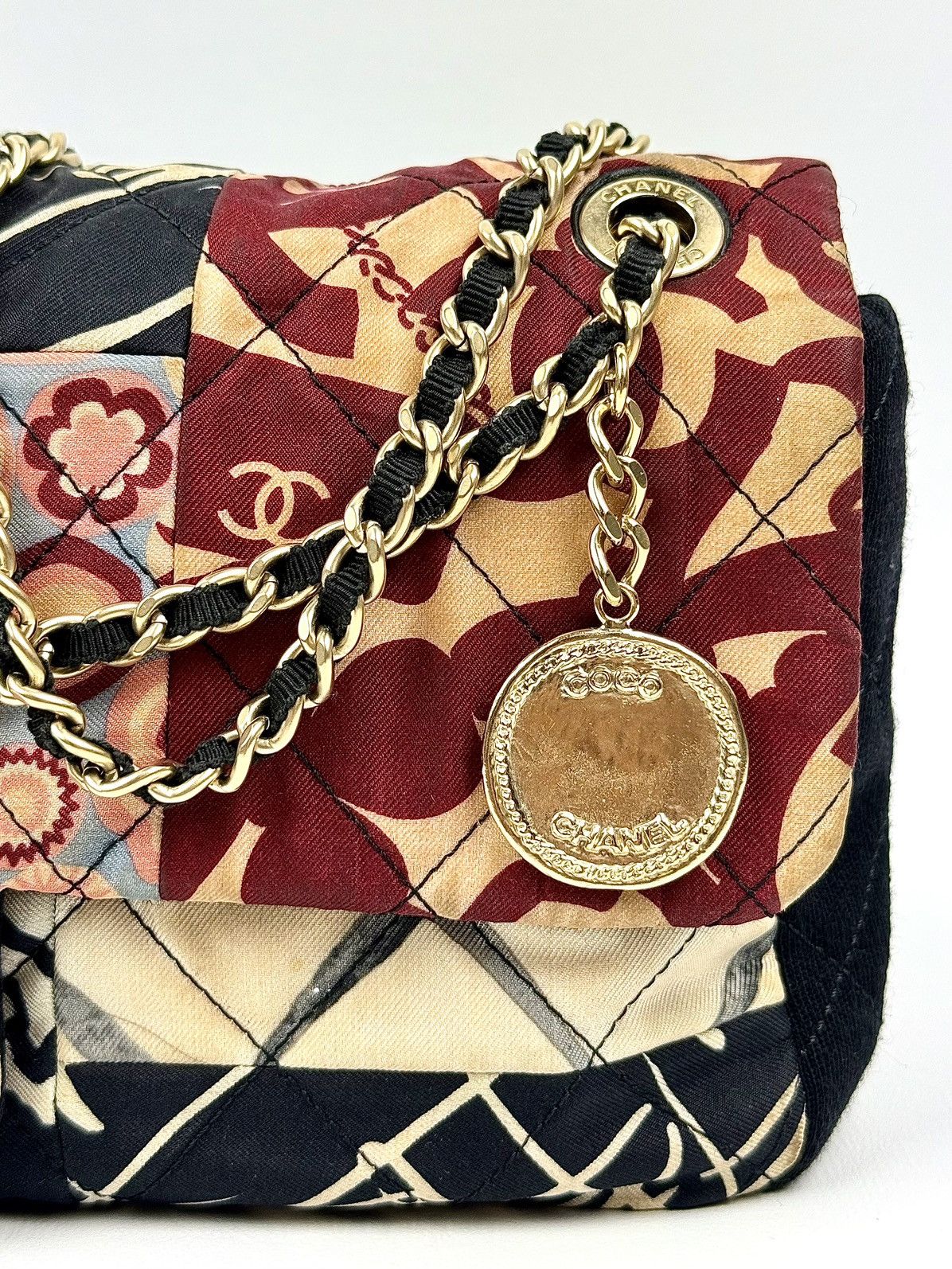 Chanel Chanel - 2014 - Jersey - Patchwork - Mini - Flap Size ONE SIZE - 6 Thumbnail