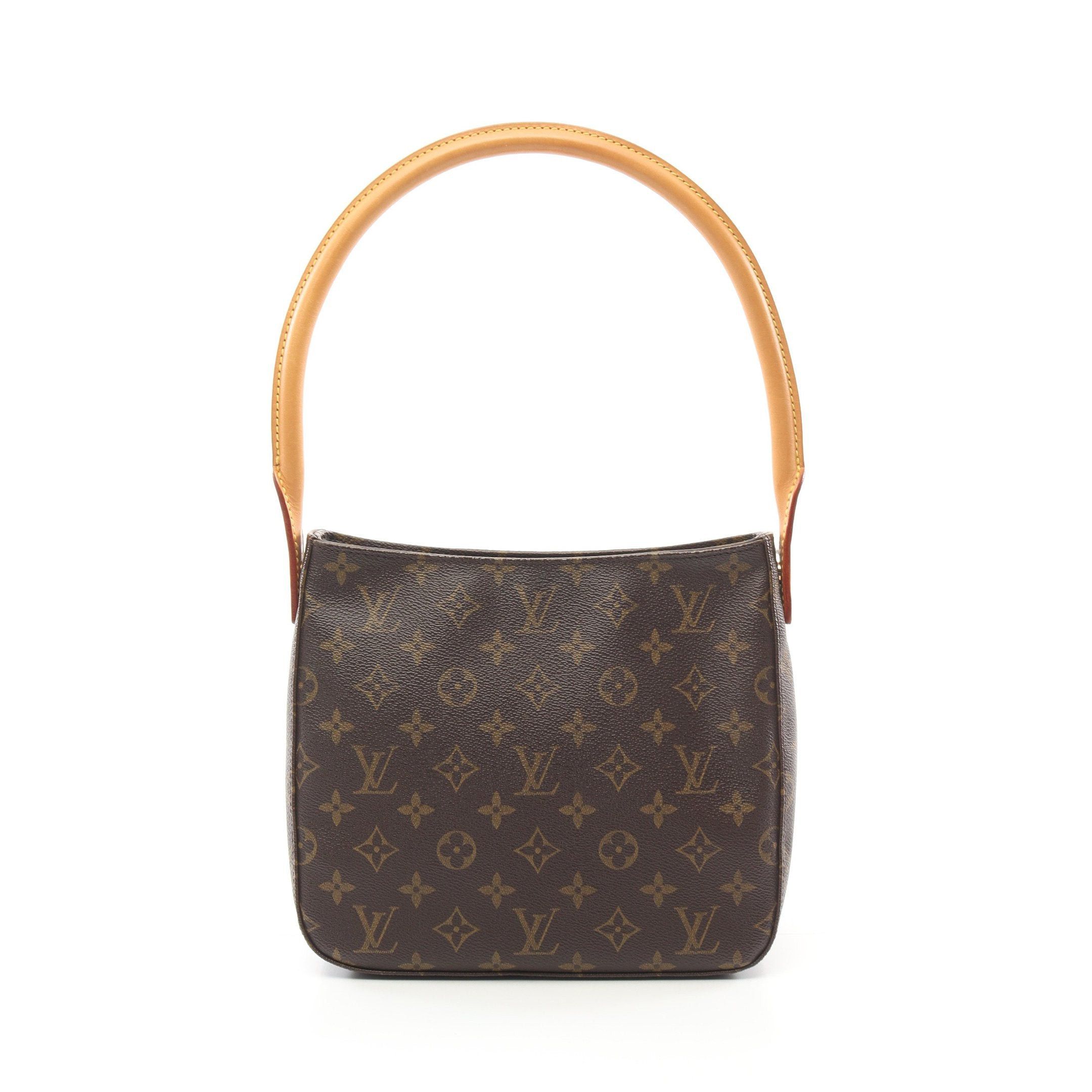 Louis Vuitton Louis Vuitton Looping Mm Monogram Shoulder Bag Leather Brown Size ONE SIZE - 1 Thumbnail