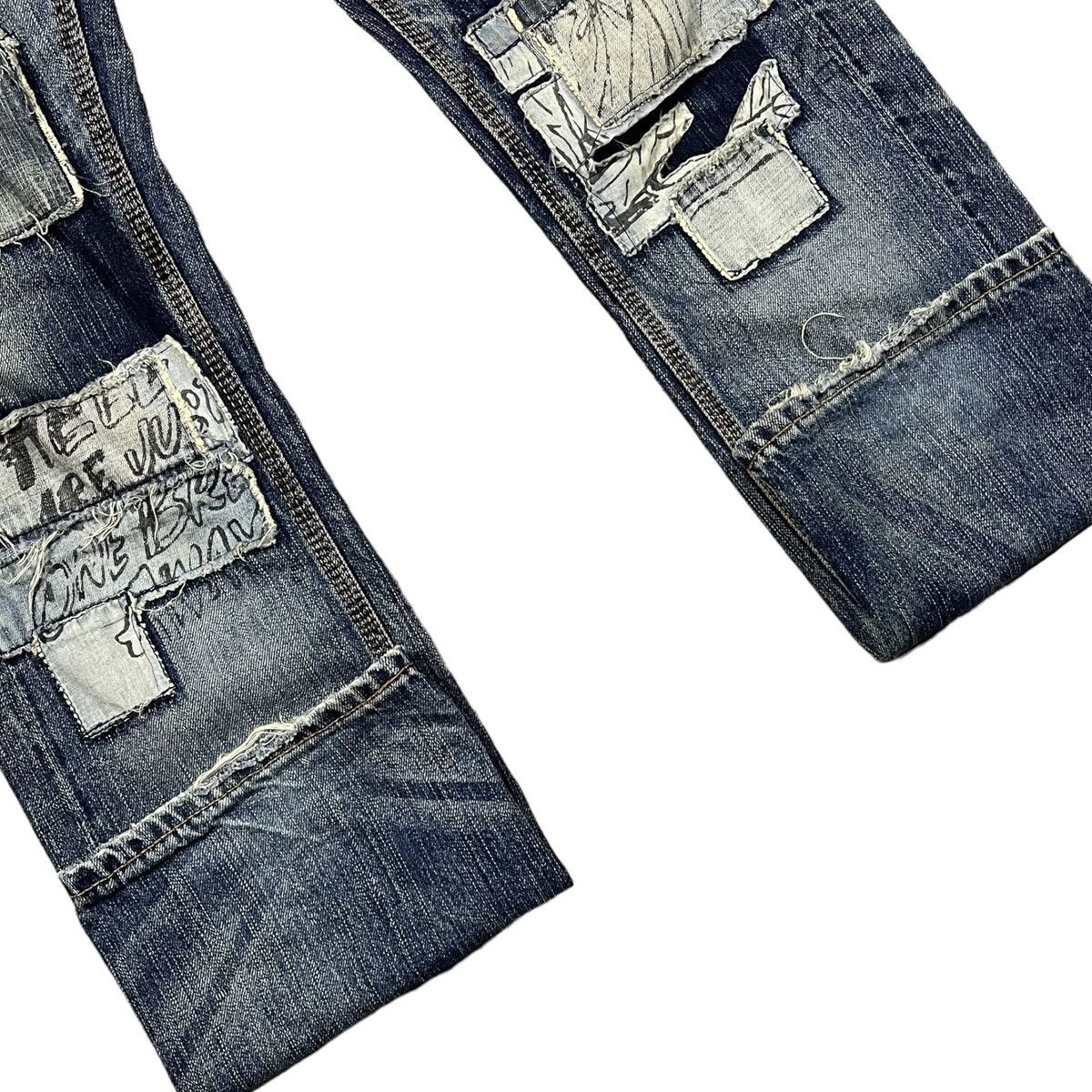 Andy Warhol × Levi's Limited Rare Andy Warhol X Levi’s Patchwork Selvedge Denim Size US 28 / EU 44 - 6 Thumbnail