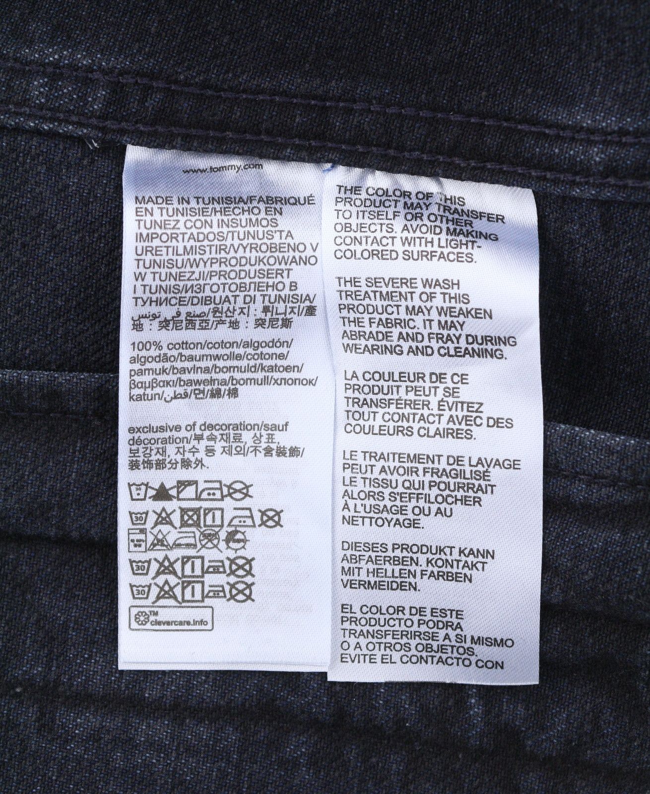Tommy Hilfiger TRUCKER JKT RGD M Navy Denim Button-Up Jacket 87427 Size US M / EU 48-50 / 2 - 7 Thumbnail