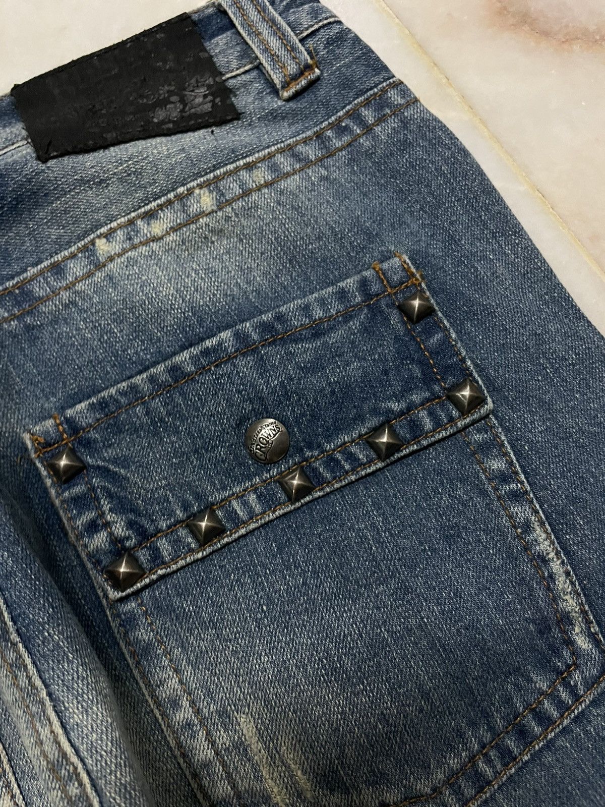 Seditionaries 💥Rare💥Rusk-K Bushpants Punk Jeans Studded Whisker Insane Size US 30 / EU 46 - 19 Thumbnail