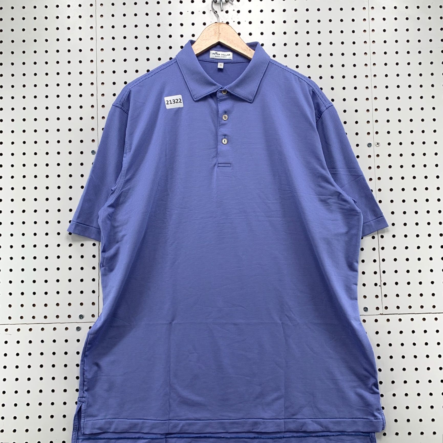 Peter Millar VINTAGE Peter Millar Summer Comfort Polo Shirt Pink Blue Striped Mens XL Polo Shirt 25x32.5 Size US XL / EU 56 / 4 - 6 Thumbnail