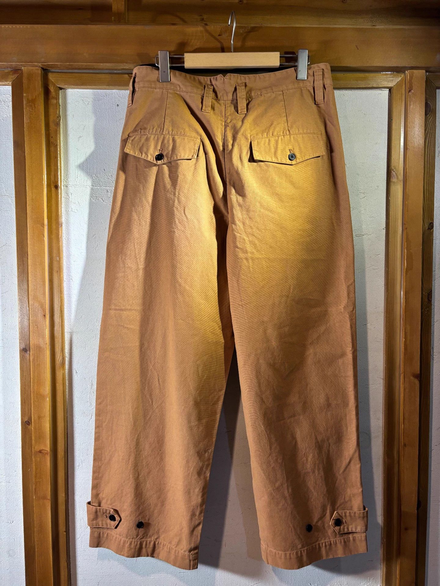 Other TOAST Plant Dyed Double Pleat Orange Tinted Khaki Trouser Size US 36 / EU 52 - 7 Thumbnail