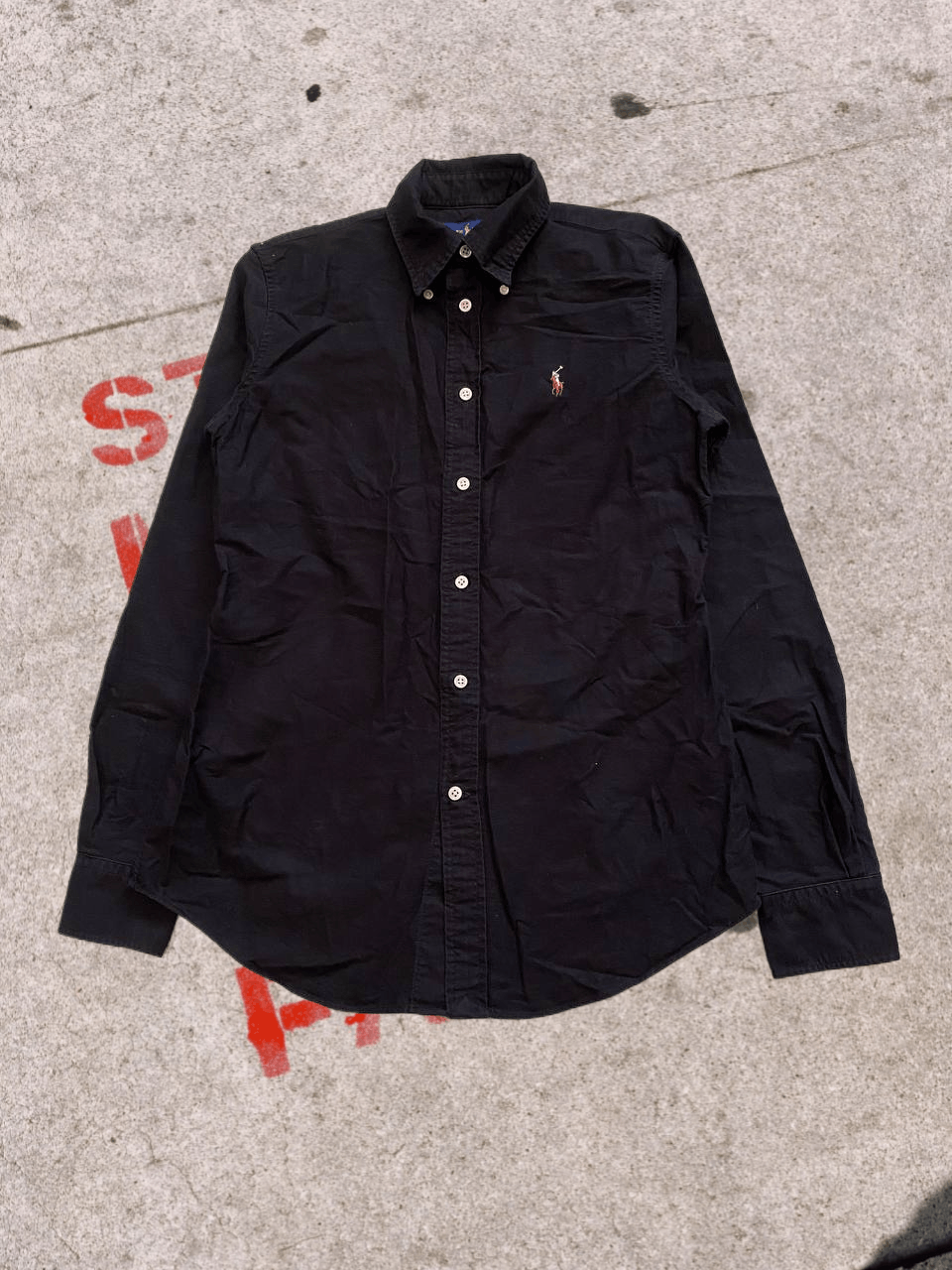 Polo Ralph Lauren Polo Ralph Lauren Vintage Button Up Shirt Black Size S Size US S / EU 44-46 / 1 - 1 Thumbnail