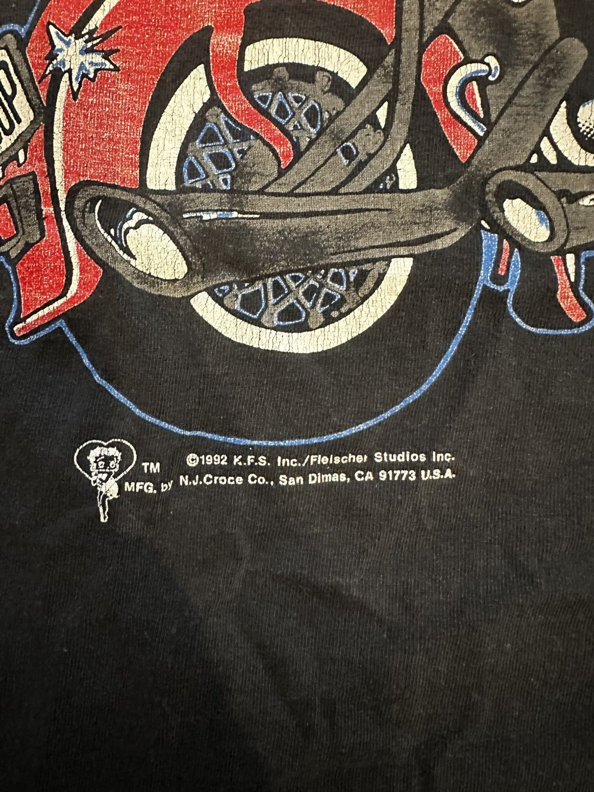 Other Vintage Betty Boop Motorcycle Tee Size US XL / EU 56 / 4 - 3 Thumbnail