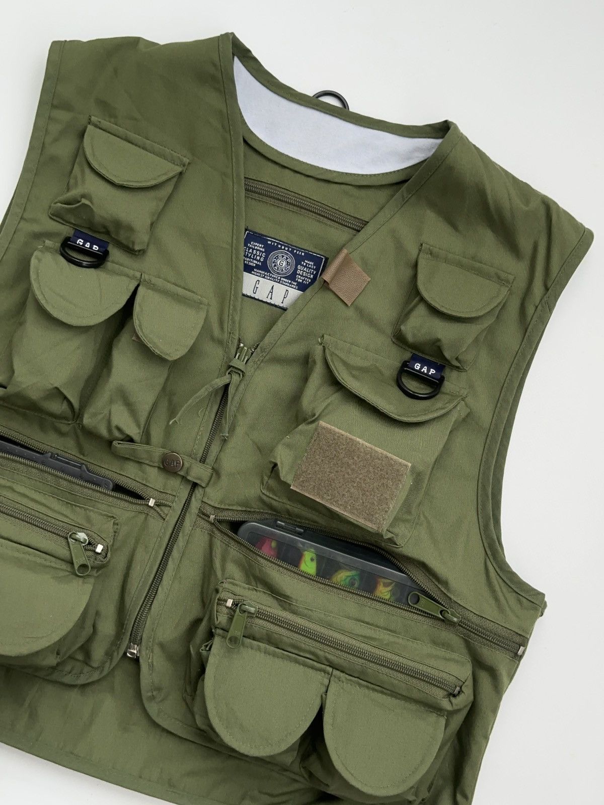 Gap × Vintage Vintage 80’s GAP Utility Vest made in Korea Size US M / EU 48-50 / 2 - 3 Thumbnail