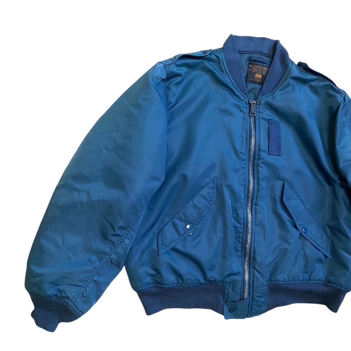 Vintage 🔥 VTG PHANTOM MA 1 MILITARY BOXY BOMBER JACKET Size US L / EU 52-54 / 3 - 2 Thumbnail