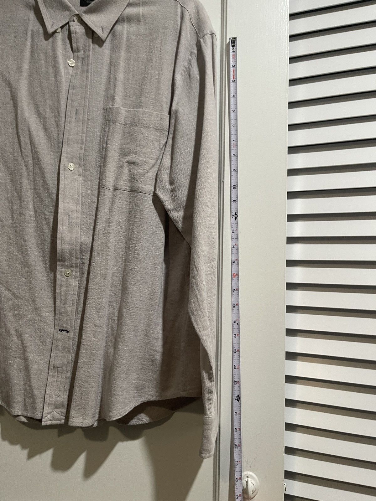 Club Monaco Club Monaco Size Large Cotton Linen Shirt Size US L / EU 52-54 / 3 - 8 Thumbnail