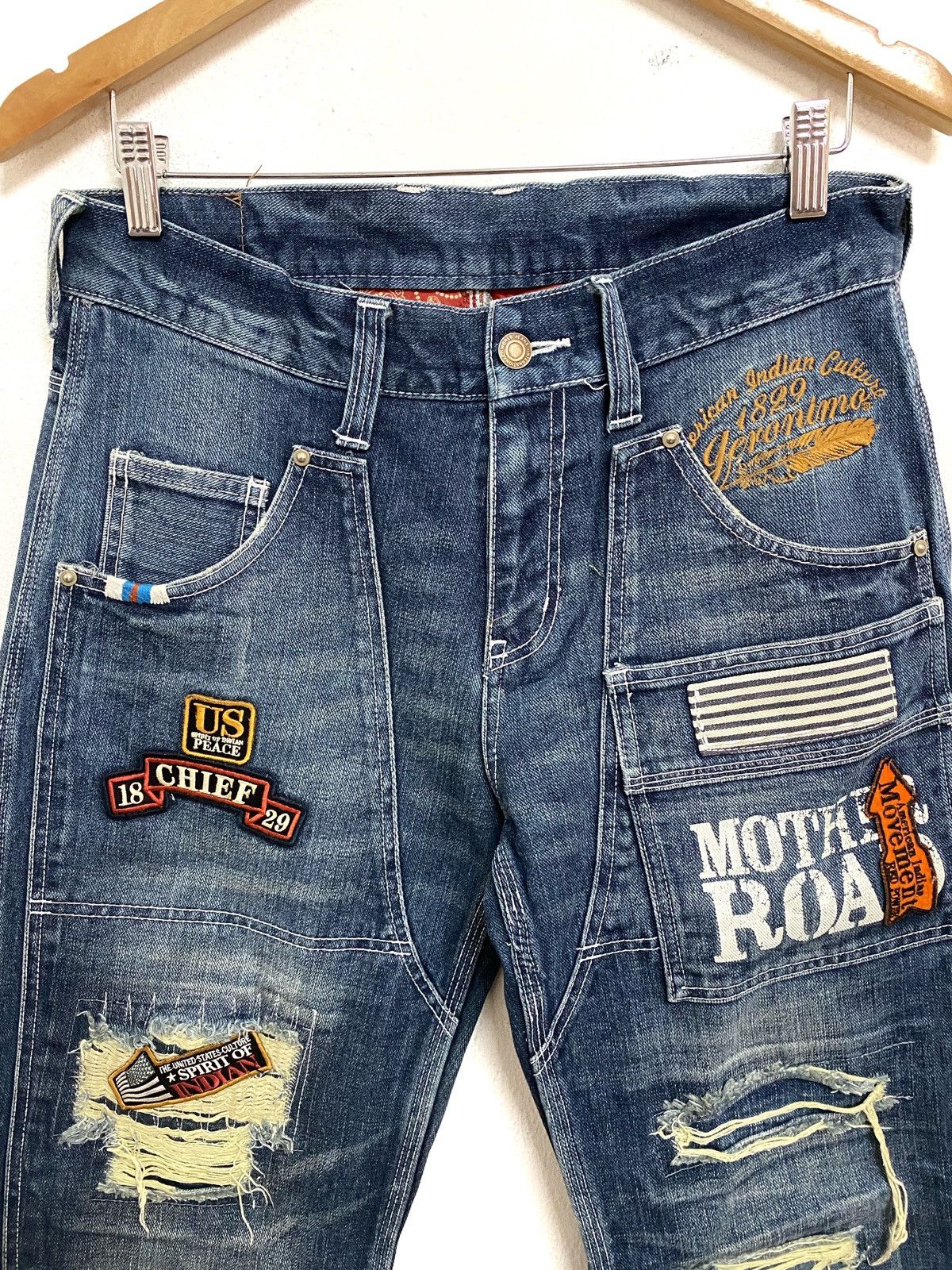 HIGH ROCK double knee Denim Painterpants