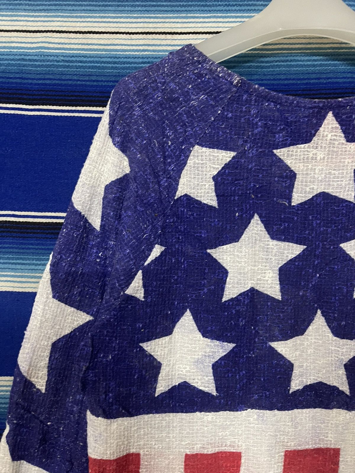 Designer × Japanese Brand VERY RARE 🔥 Co&Lu American Flag Tshirt Size ONE SIZE - 13 Thumbnail