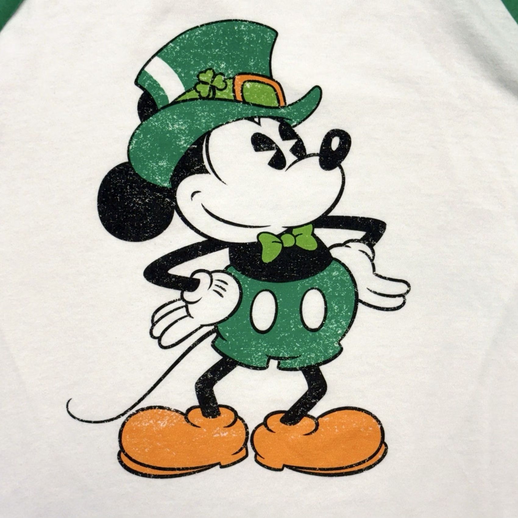 Disney Keywords: "Disney Mickey St. Patrick'S Day Raglan 3/4 Sleeve Graphic Shirt XL Womens" is highly relevant and includes all essential Size XL / US 12-14 / IT 48-50 - 3 Thumbnail