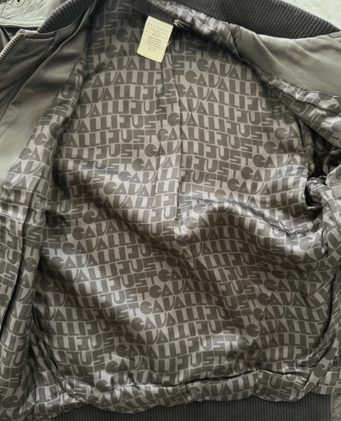 Just Cavalli Just Cavalli Black Genuine Leather Jacket Size M Size US M / EU 48-50 / 2 - 8 Thumbnail