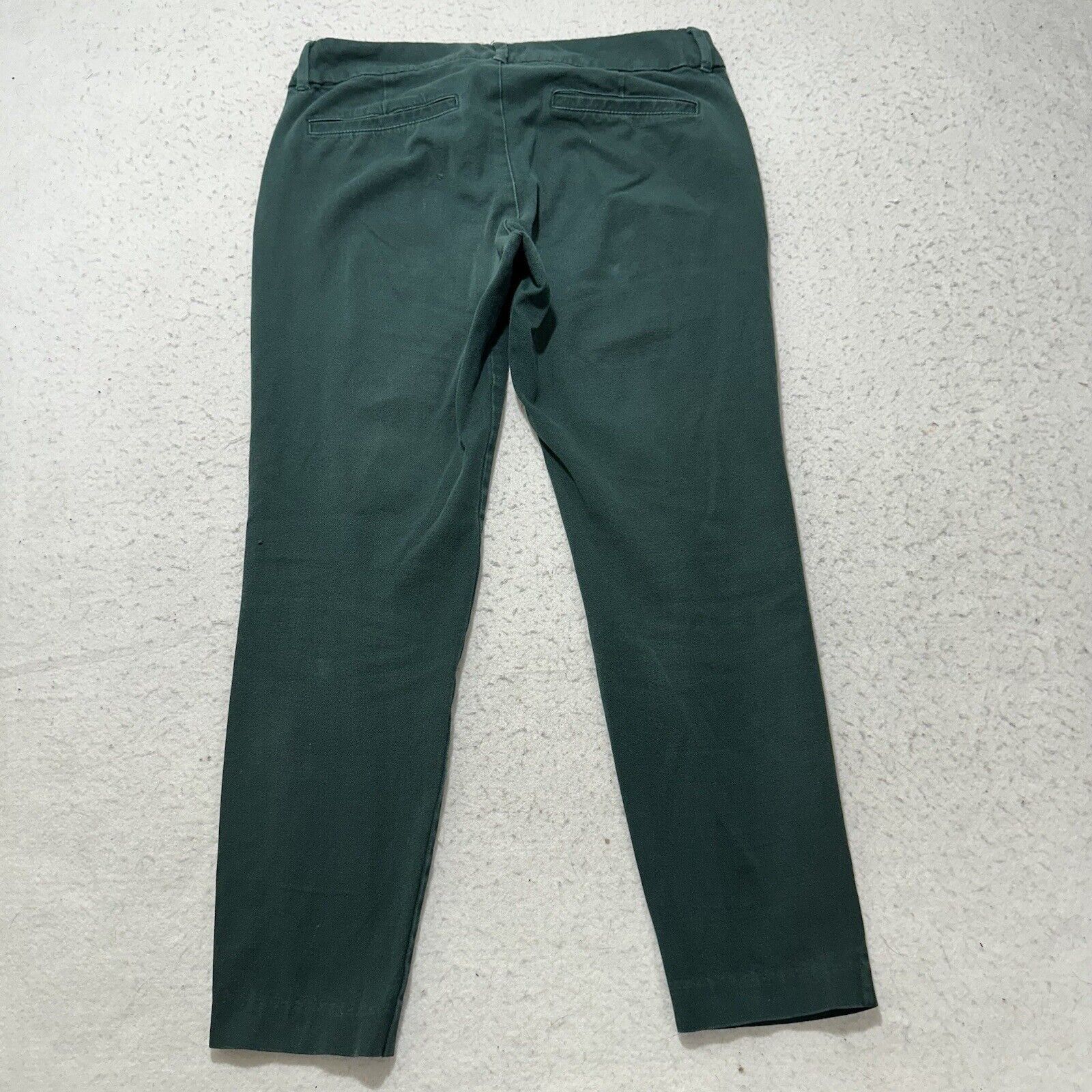 Old Navy Old Navy Pixie 4 Mid Rise Pants Dark Green Stretch (28x24) Size 27" / US 4 / IT 40 - 7 Thumbnail