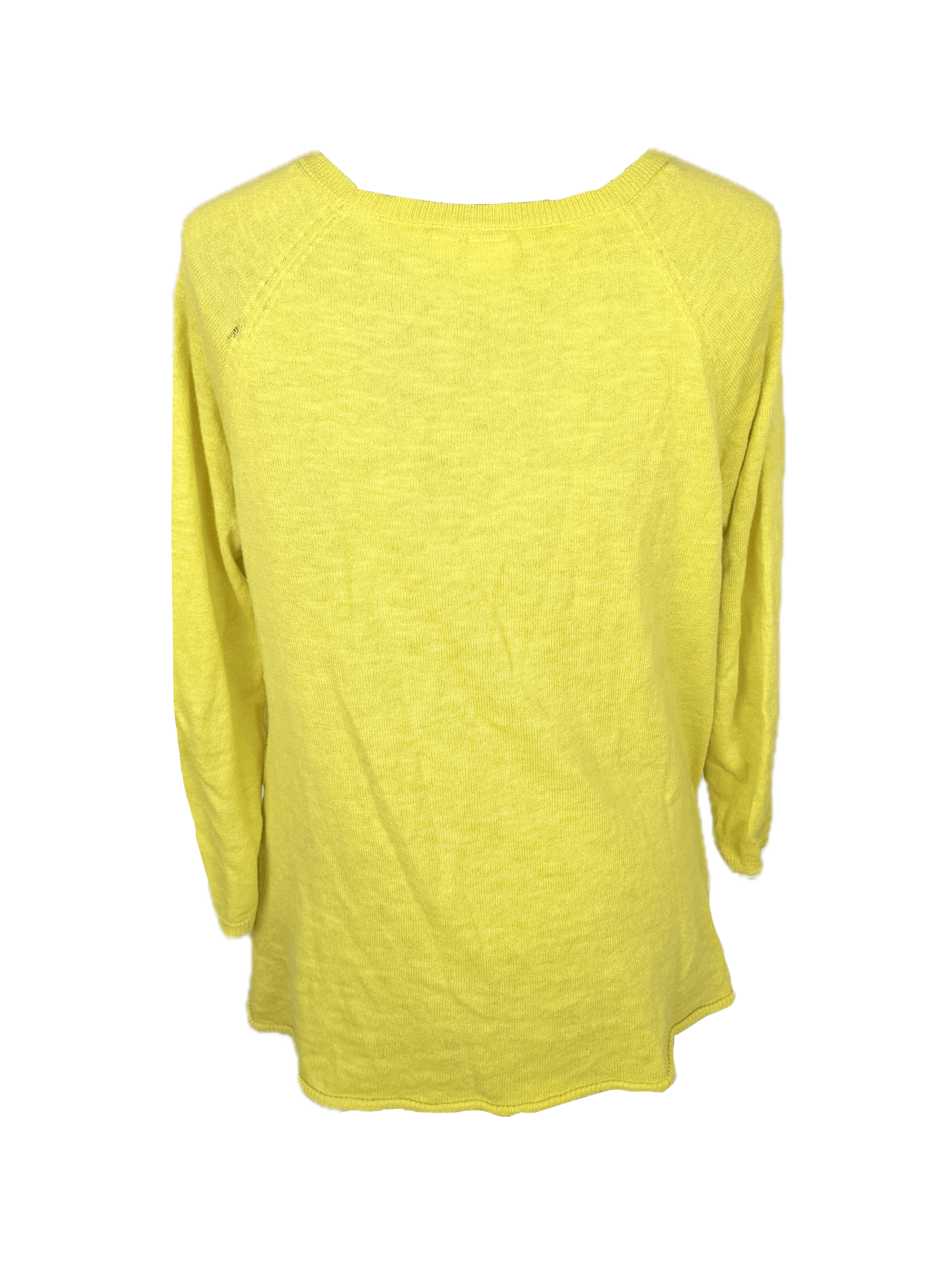 Anthropologie Anthropologie Chartreuse Knit Top Size M / US 6-8 / IT 42-44 - 4 Thumbnail