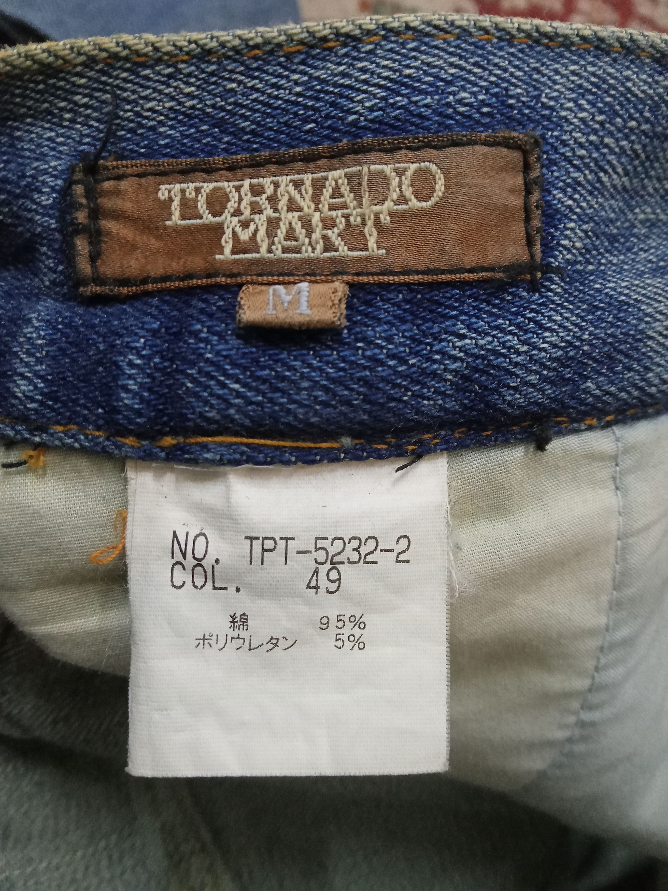 Tornado Mart Vintage Tornado Mart Rare Design Flare Jeans Size 32" / US 10 / IT 46 - 3 Thumbnail