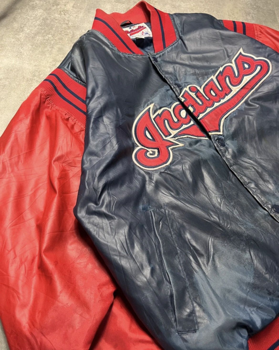 Majestic Veste MLB Cleveland Indians Majestic Authentic 90s Size US XL / EU 56 / 4 - 2 Thumbnail