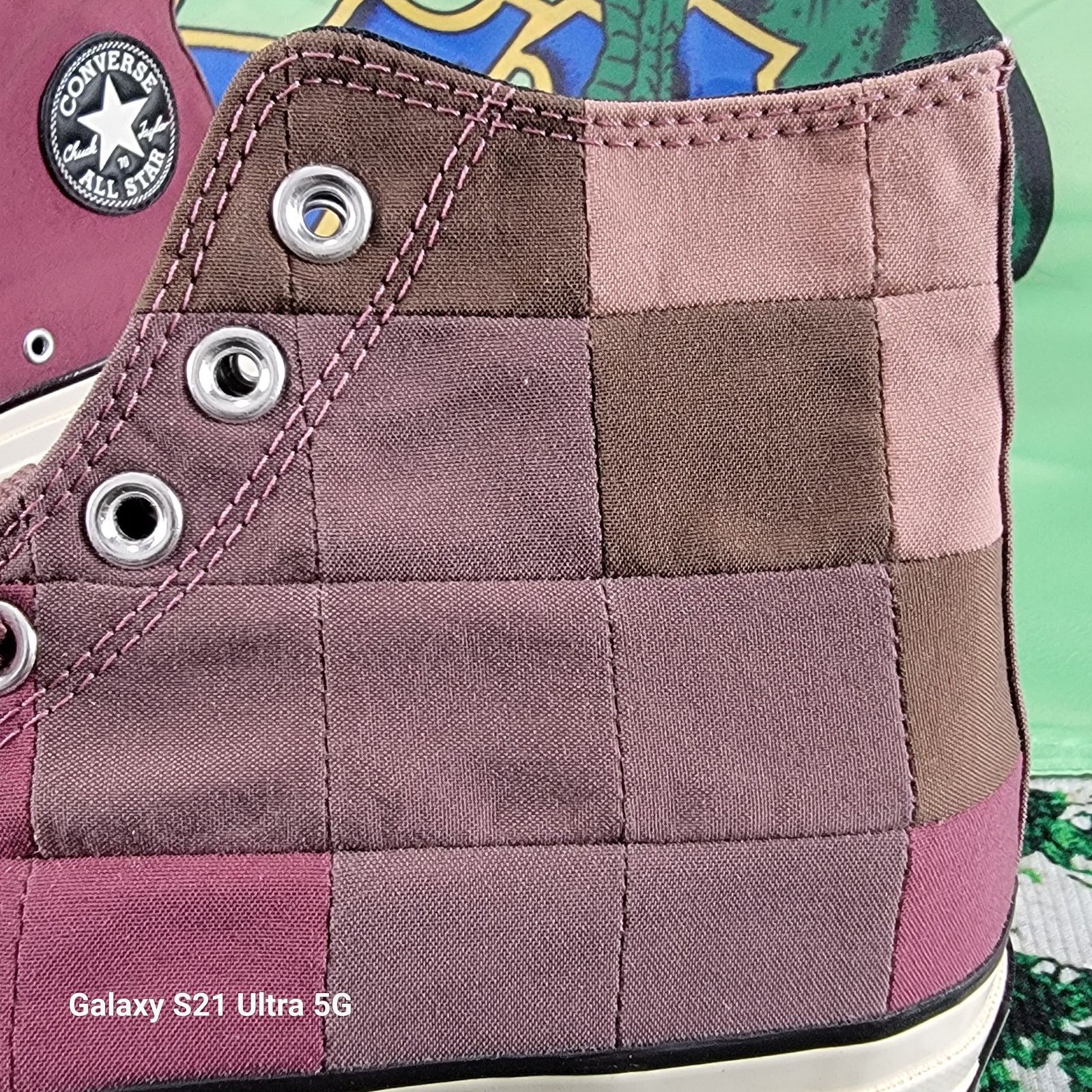 Converse Converse Chuck Taylor All-Star Hi Plant Color Patchwork Sz 8 Size US 8 / EU 41 - 5 Thumbnail