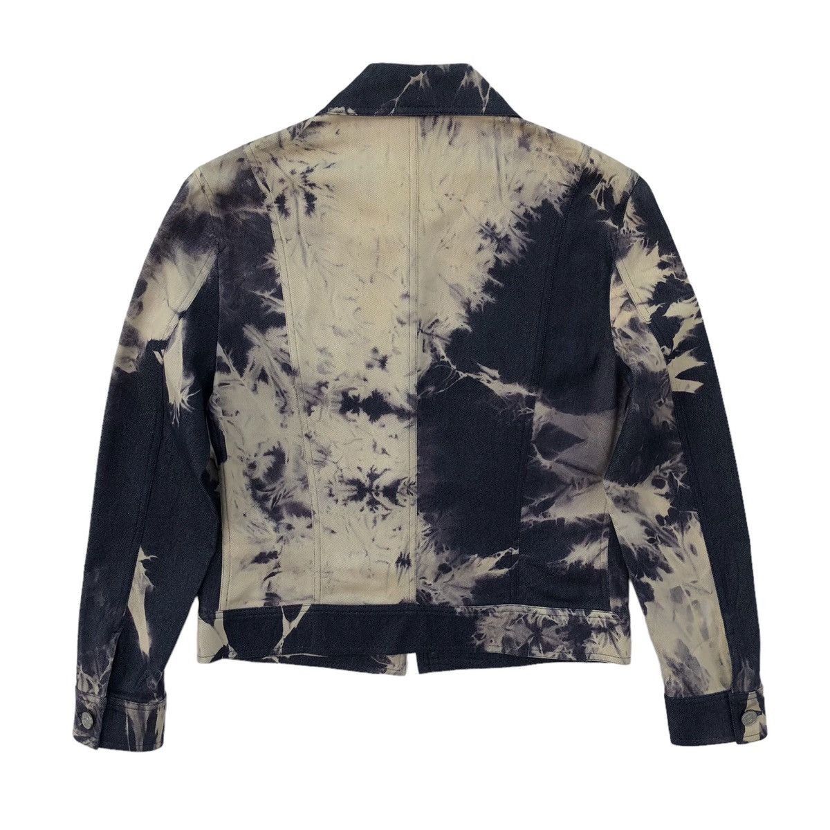 Celine Vintage CELINE SS2000 Denim Tie Dye Indigo Tucker Jacket Size M / US 6-8 / IT 42-44 - 5 Thumbnail