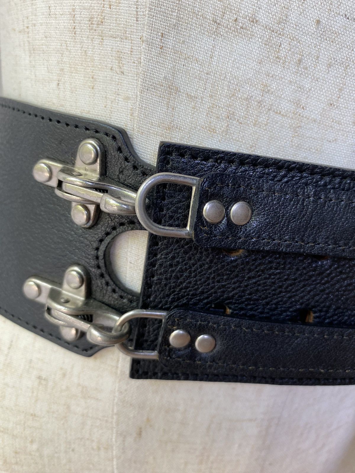 Zucca Zucca 2 buckle belt Size ONE SIZE - 5 Thumbnail