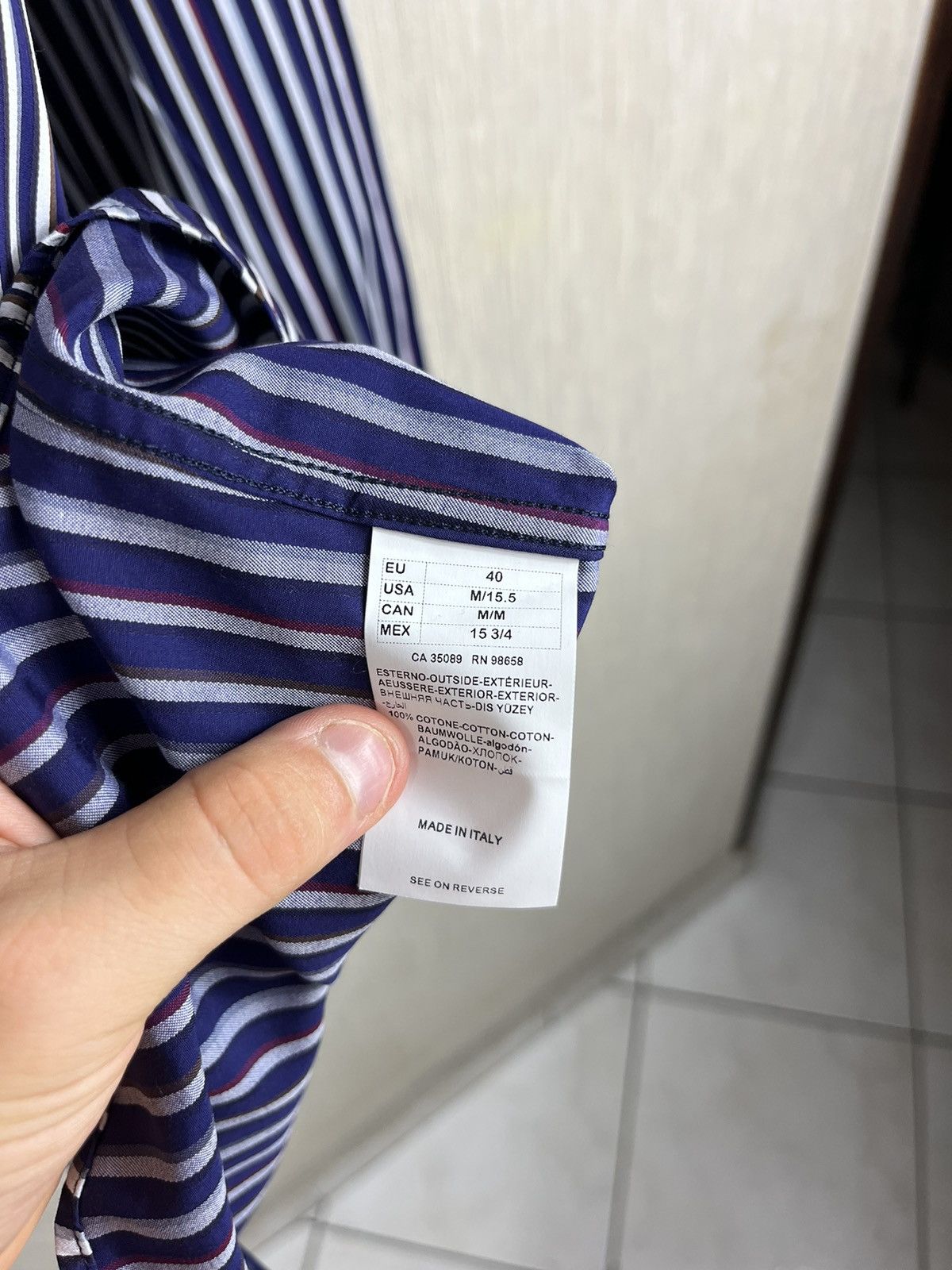 Paul & Shark Paul & Shark striped shirt with pocket logo casual Italy Size US M / EU 48-50 / 2 - 19 Thumbnail