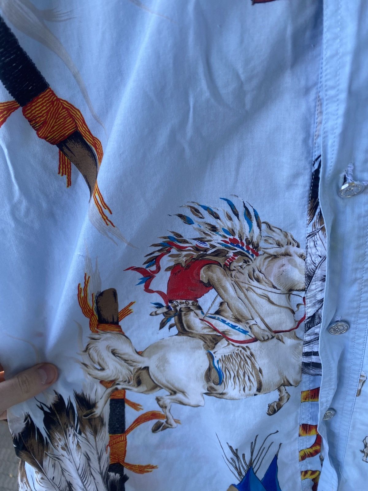 Versace Jeans Couture Versace jeans ultra rare indian shirt button up Size US XXL / EU 58 / 5 - 13 Thumbnail