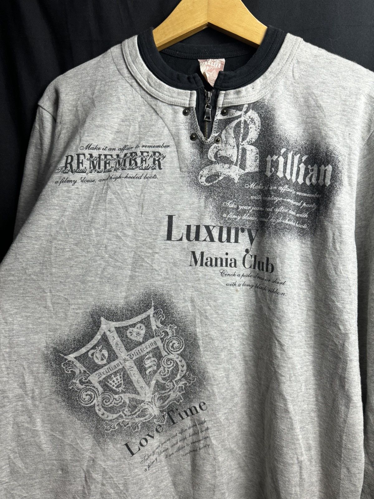 Hysteric Glamour × If Six Was Nine × Japanese Brand Japanese Poem Intensive Double Collar Size US L / EU 52-54 / 3 - 3 Thumbnail