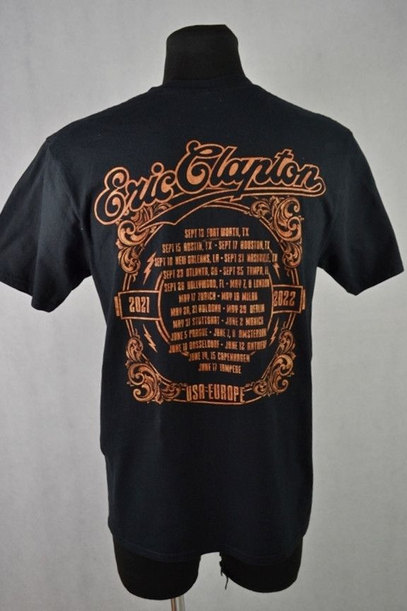 Band Tees × Vintage Eric Clapton 2021-2022 USA EUROPE Tour Perfect tee M Size US M / EU 48-50 / 2 - 2 Thumbnail