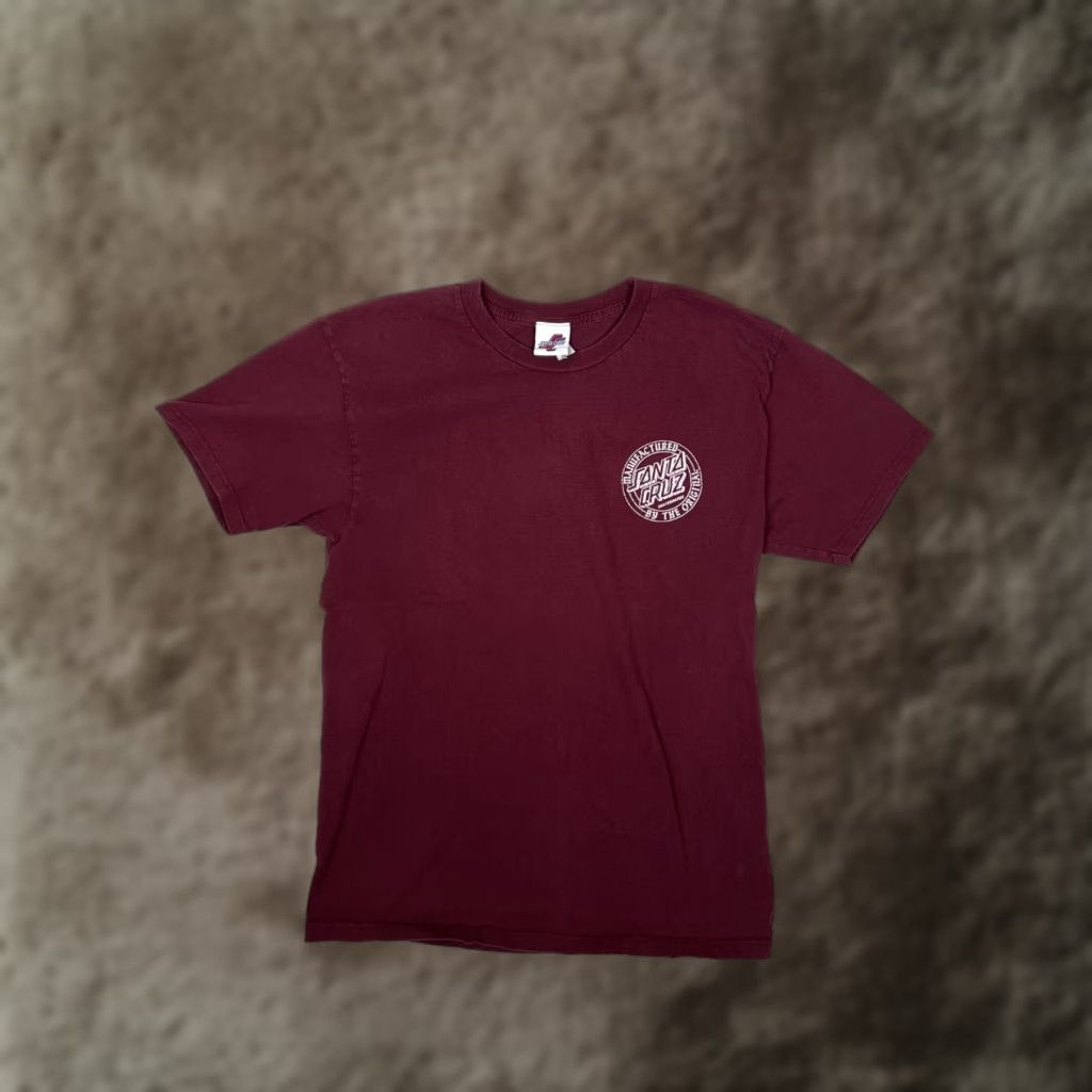 Vintage VINTAGE Santa Cruz T-Shirt Shirt Mens M Red 90s Beach Logo Double-Sided Vintage 2000s Size US M / EU 48-50 / 2 - 1 Thumbnail