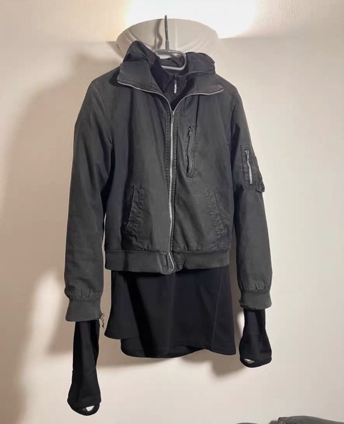 Helmut Lang Helmut Lang SS99 High Neck Bomber jacket | Grailed