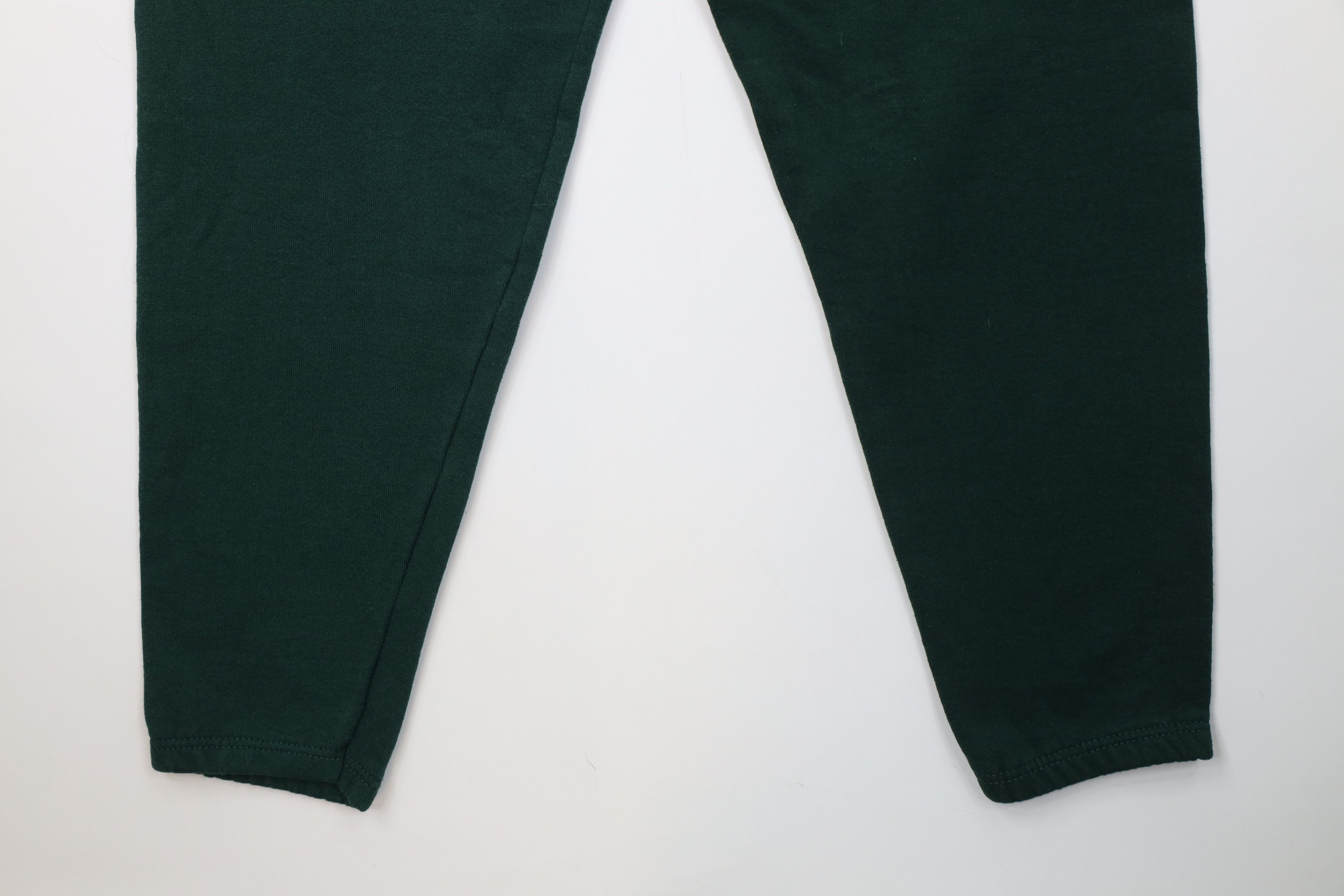 Vintage Vintage 90s Streetwear Blank Sweatpants Joggers Pants Green Size 28" / US 6 / IT 42 - 11 Thumbnail