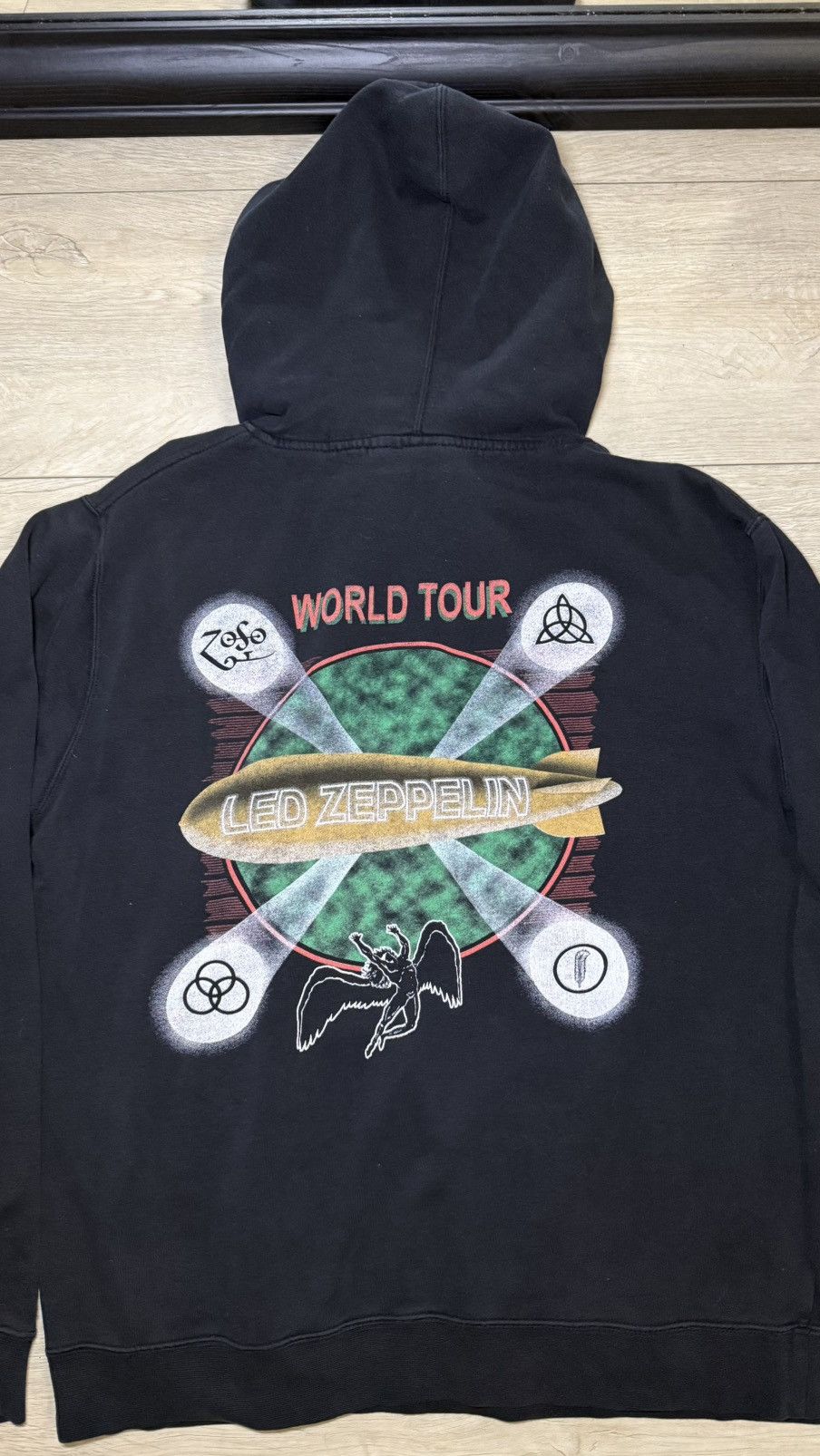 Giant Vintage / Y2K 2005 LED Zeppelin World Tour Band Hoodie Size US M / EU 48-50 / 2 - 3 Thumbnail