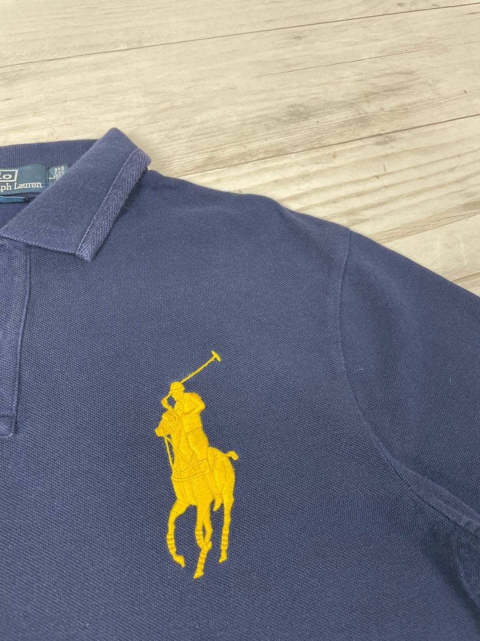 Polo Ralph Lauren Polo Ralph Lauren Rugby Polo Shirt Striped Big Pony Y2K Size US L / EU 52-54 / 3 - 4 Thumbnail