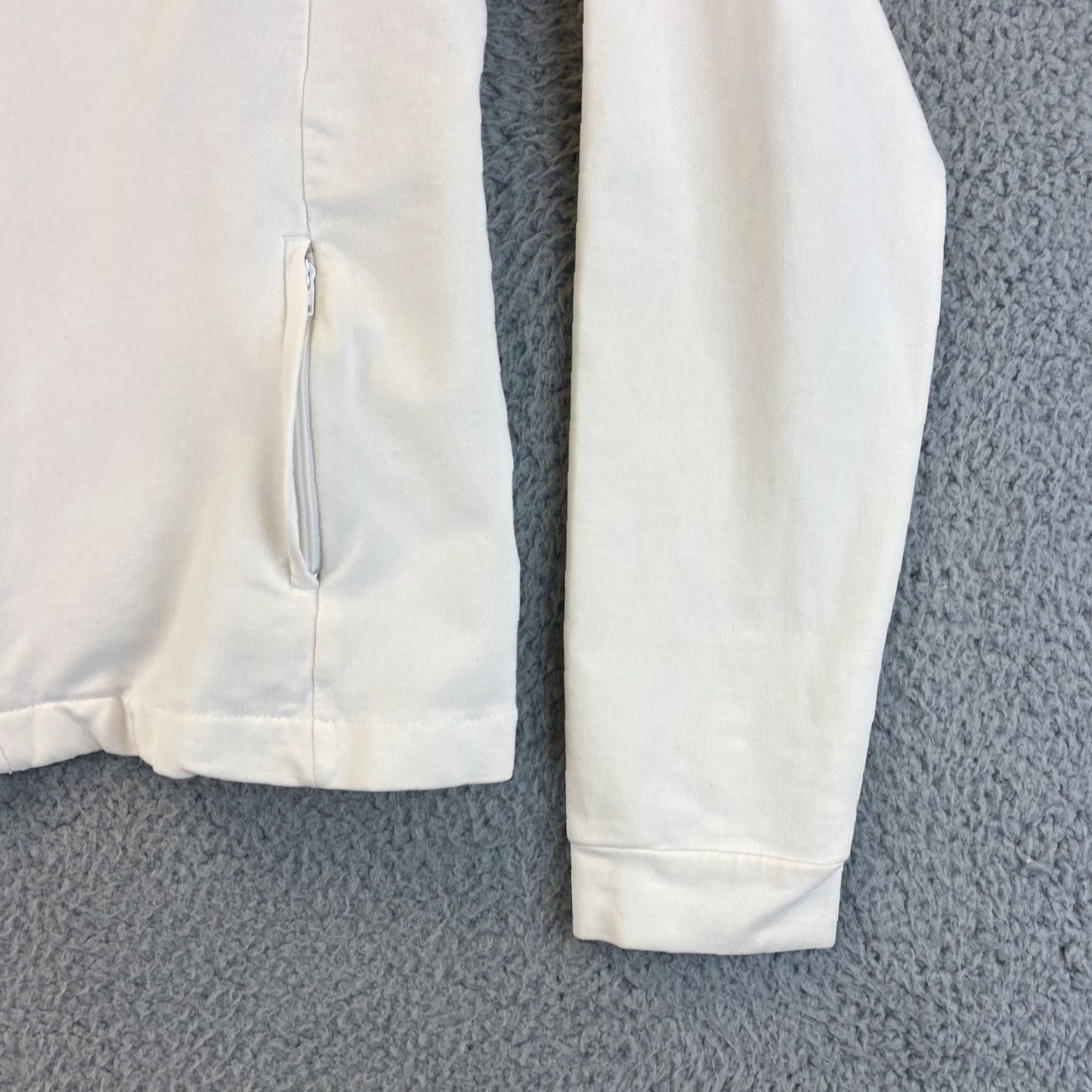 Nike Nike Women's Hoodie Sweatshirt M White Full Zip Zipper Casual Athletic Exercise 8-10 Size M / US 6-8 / IT 42-44 - 2 Thumbnail
