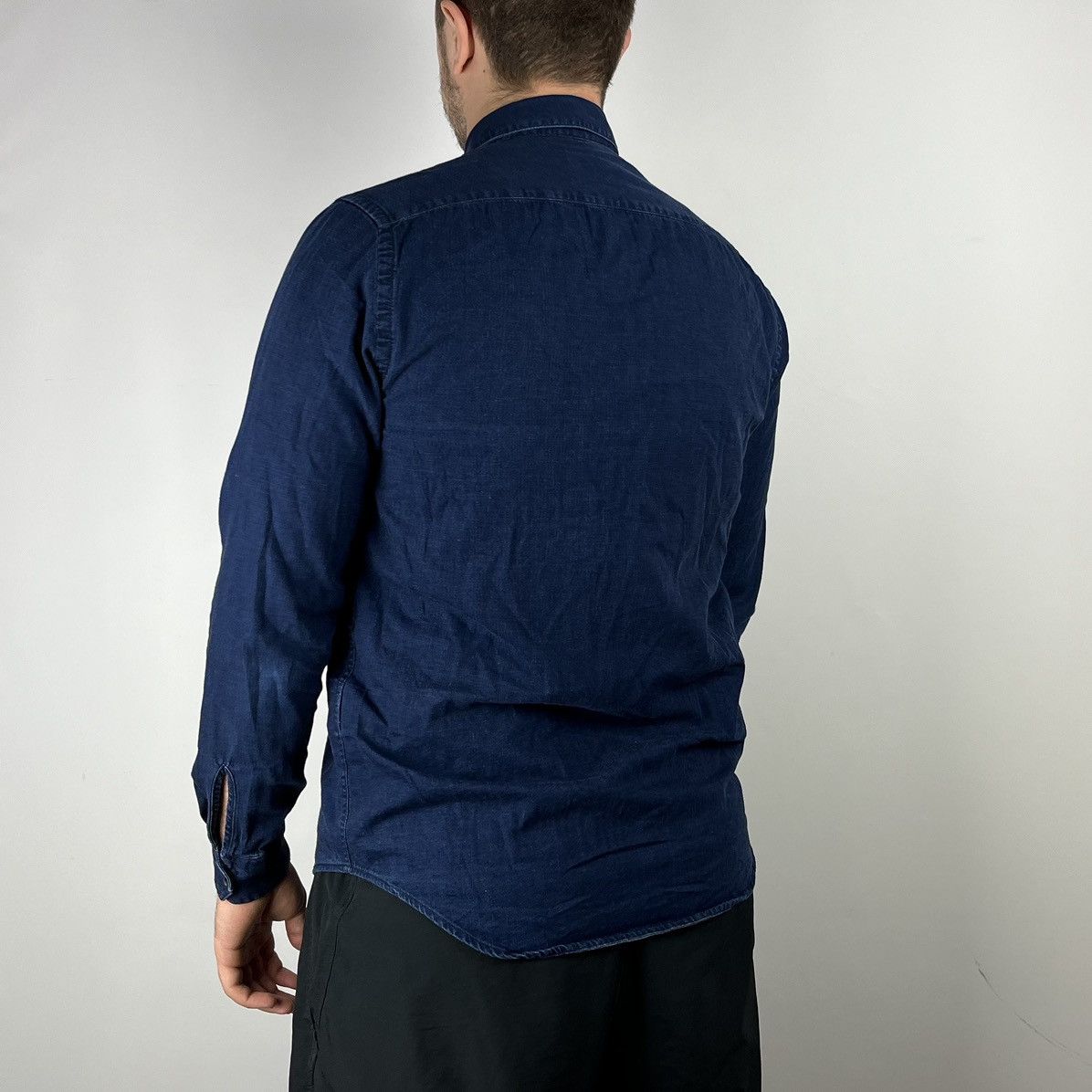 Samsoe Samsoe Samsoe Samsoe denim shirt overshirt zip size Large Size US L / EU 52-54 / 3 - 2 Thumbnail