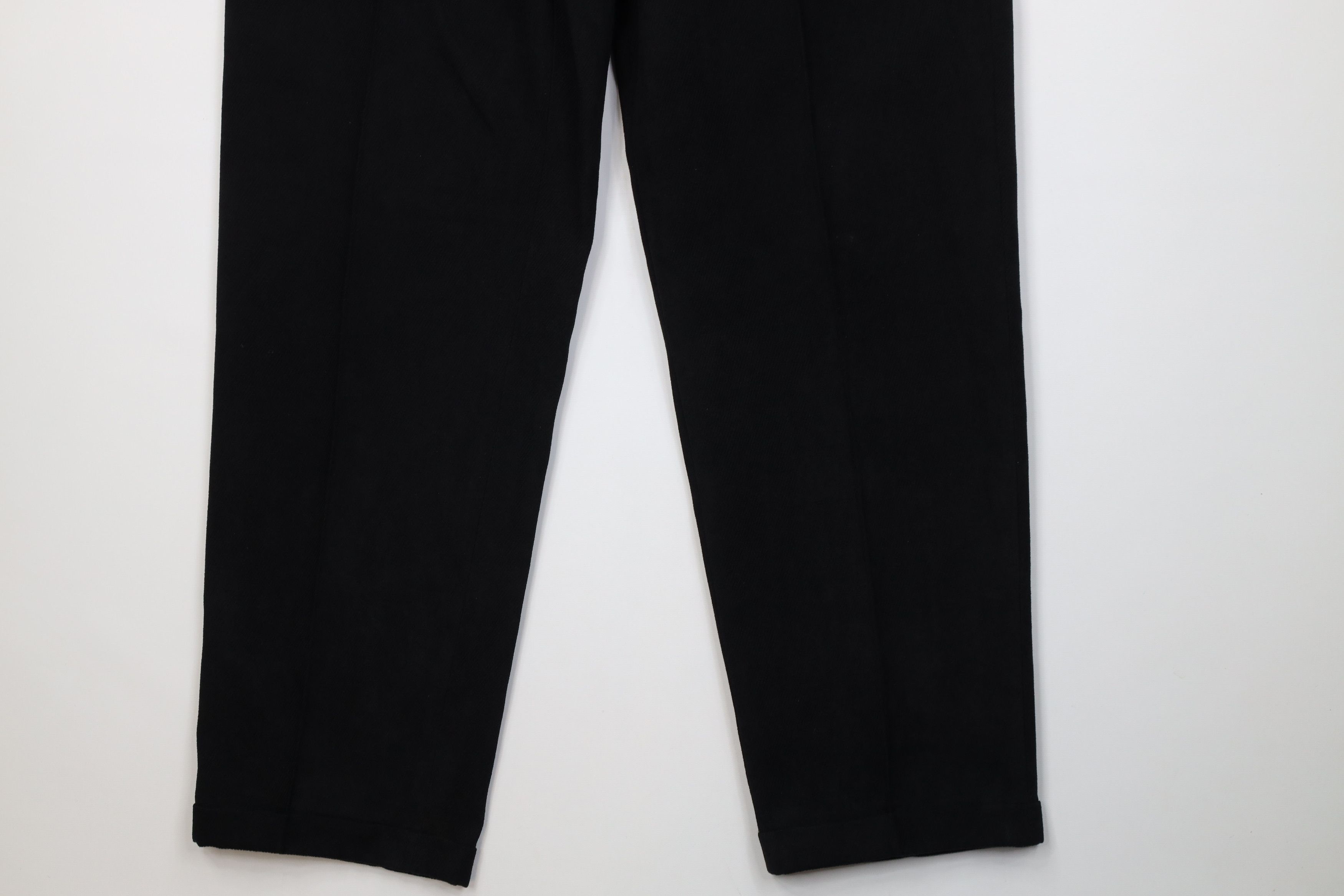 Vintage Vintage 90s Streetwear Microfiber Corduroy Chino Pants Black Size US 36 / EU 52 - 4 Thumbnail
