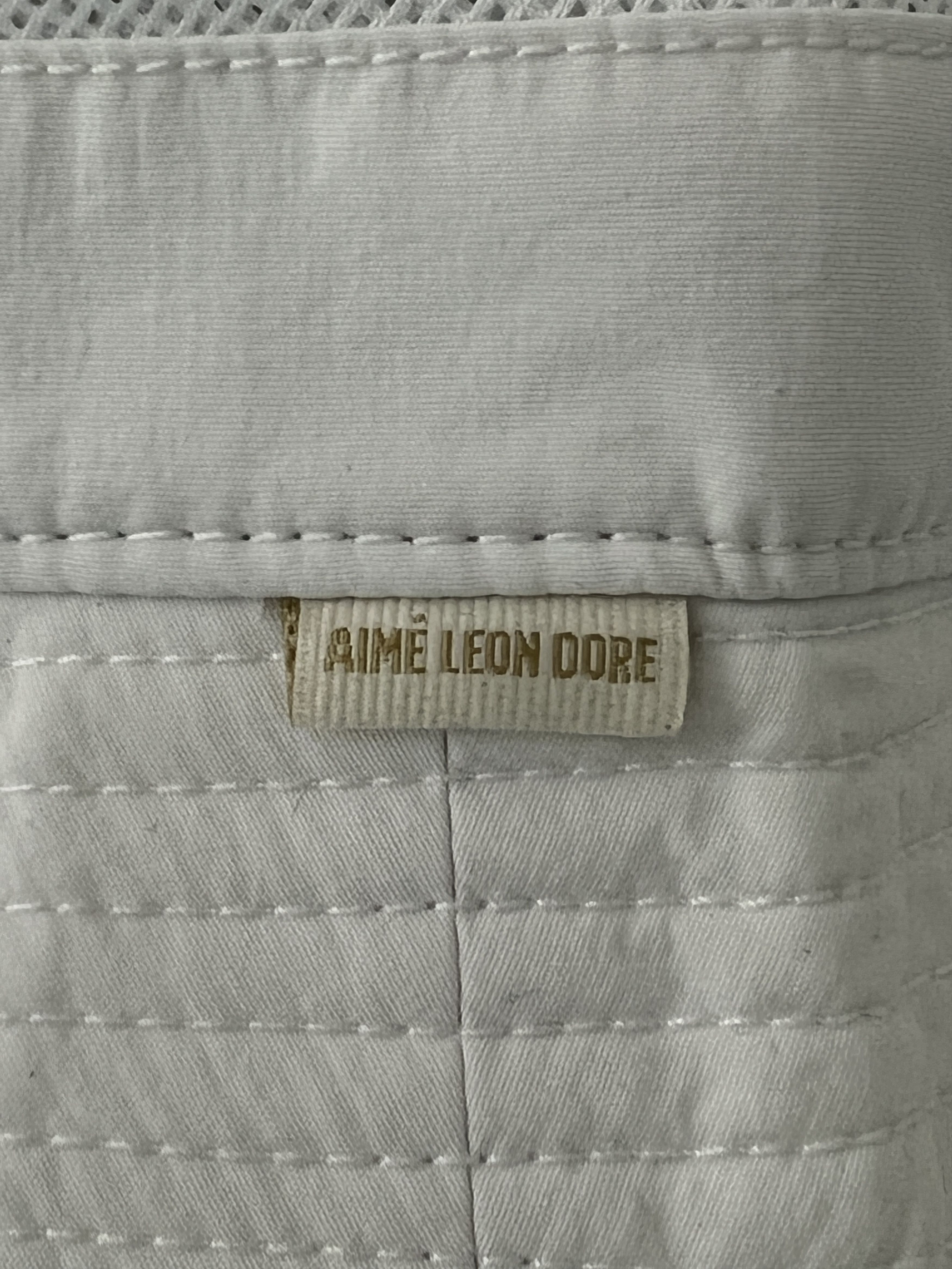 Aime Leon Dore Aime Leon Dore Bucket Hat (White) Size ONE SIZE - 4 Thumbnail