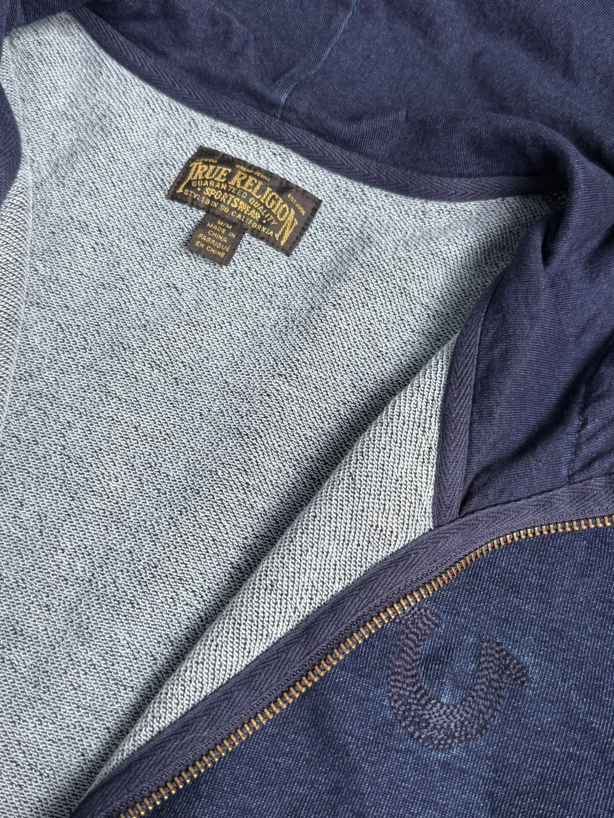 True Religion Vintage true Religion Zip Up Hoodie Size US M / EU 48-50 / 2 - 3 Thumbnail