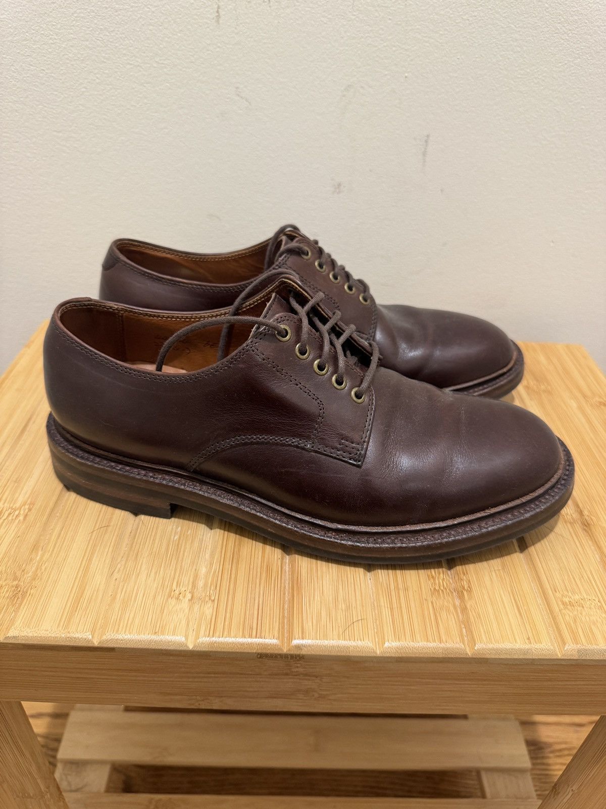 Grant Stone Grant Stone Country Derby Shoe Horween Brown CXL 6E Size US 6 / EU 39 - 2 Thumbnail