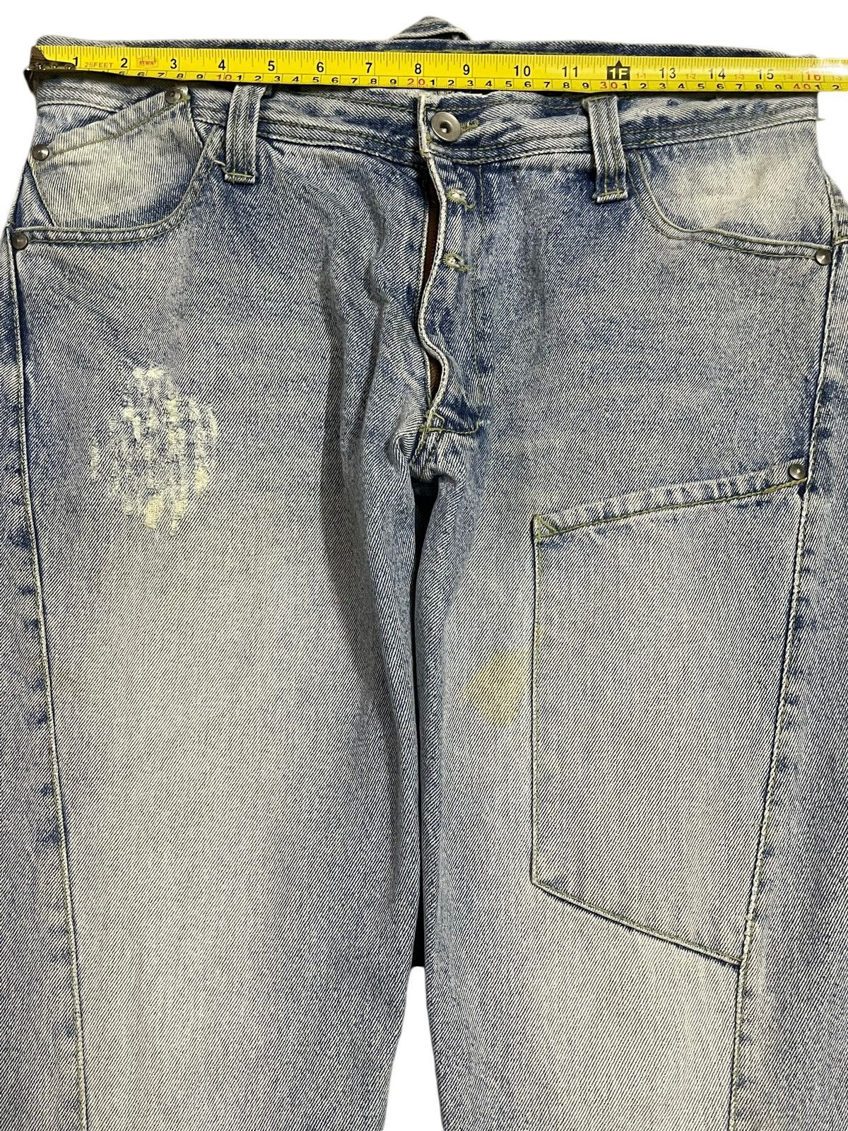 semanticdesign Vintage Japanese Brand Blue Faded Wash Distress Style Jeans Size US 32 / EU 48 - 12 Thumbnail