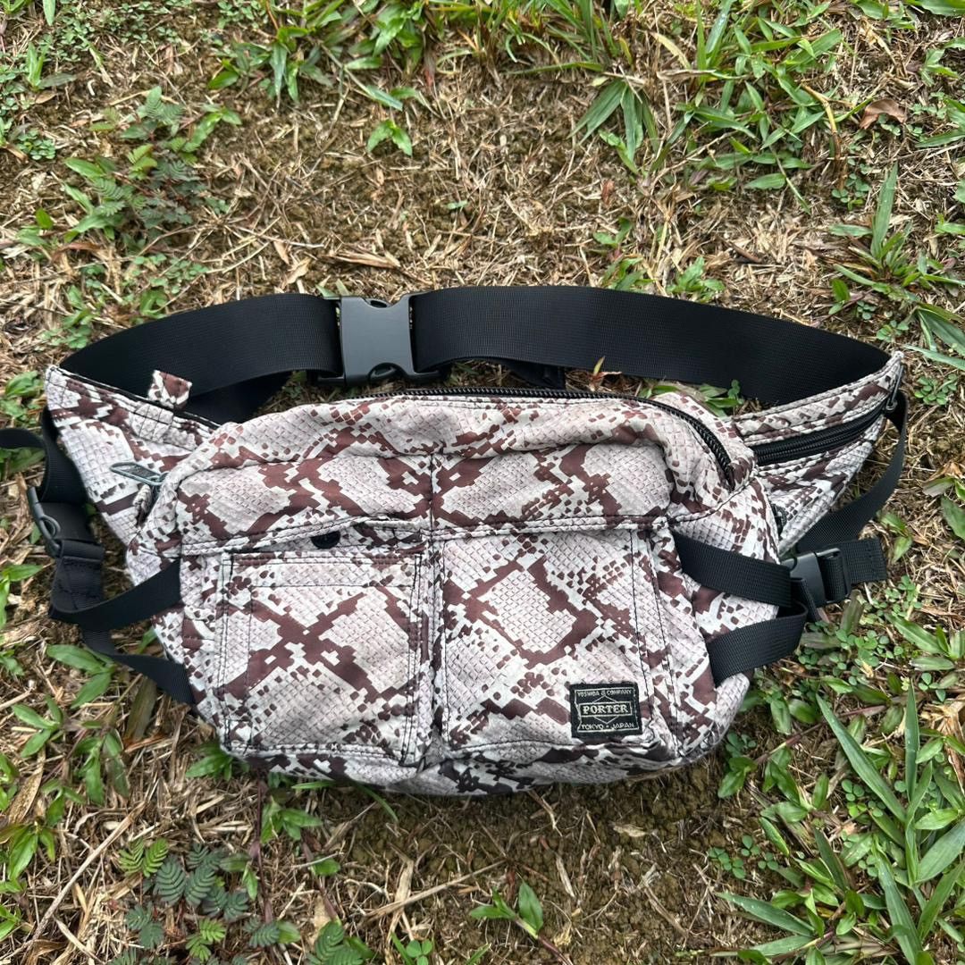 Head Porter Head Porter Snake Waist Bag — Archival Japan 🐍 Free Ship Size ONE SIZE - 1 Thumbnail
