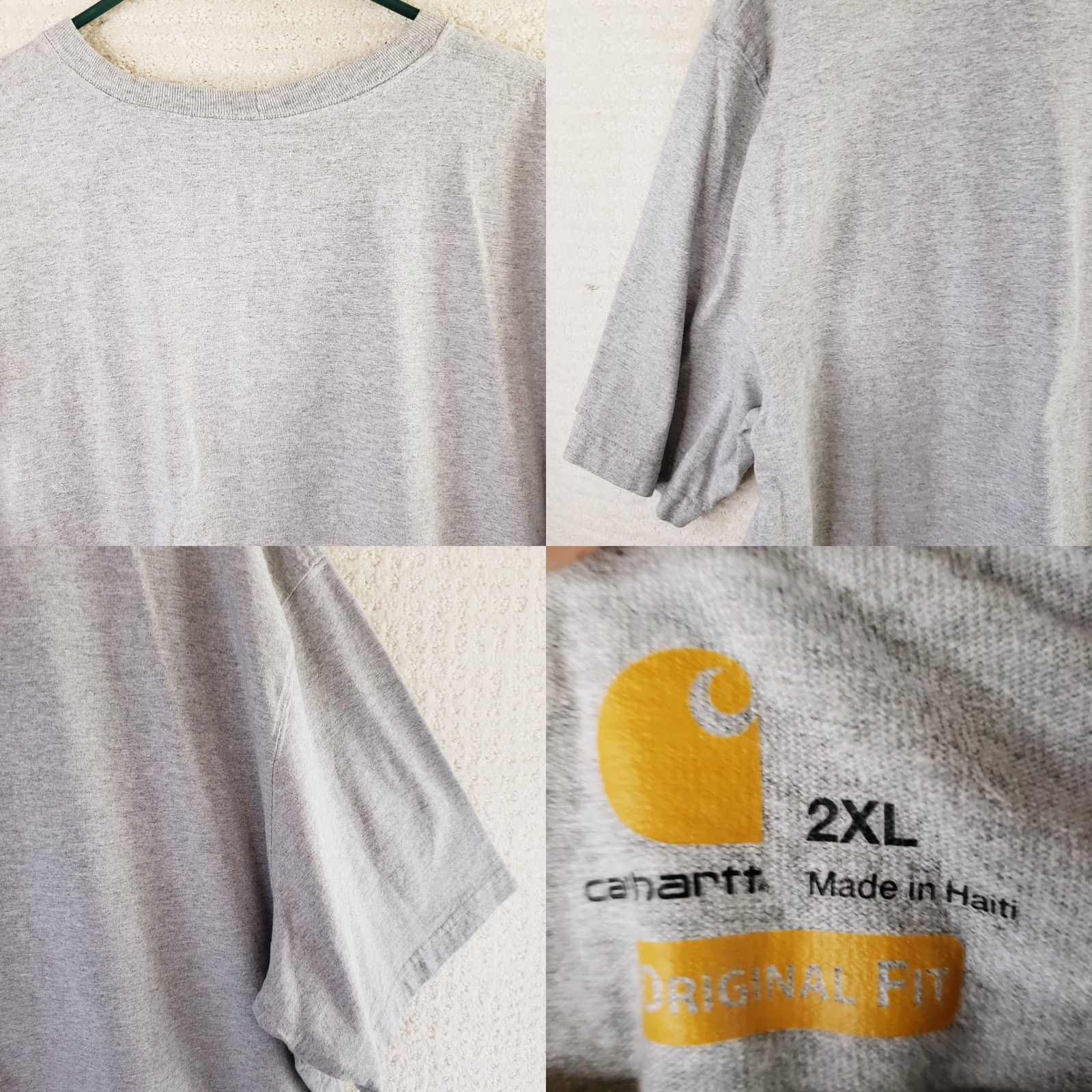 Carhartt Carhartt Workwear Pocket Cotton Shirt - Heather Grey XXL Regular Fit Size US XXL / EU 58 / 5 - 8 Thumbnail