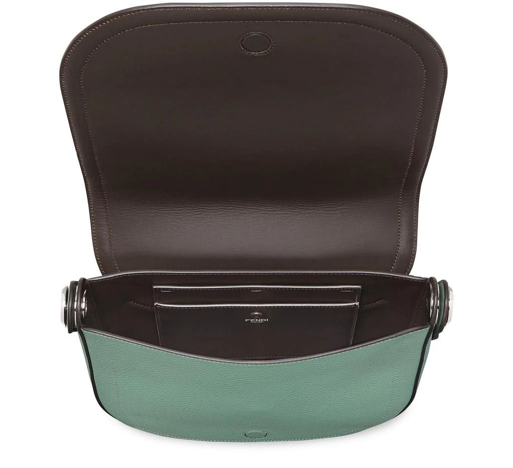 Fendi o1s1wg110925 Size:OS/Fendi Roma Leather Chiodo in Green Size ONE SIZE - 3 Thumbnail