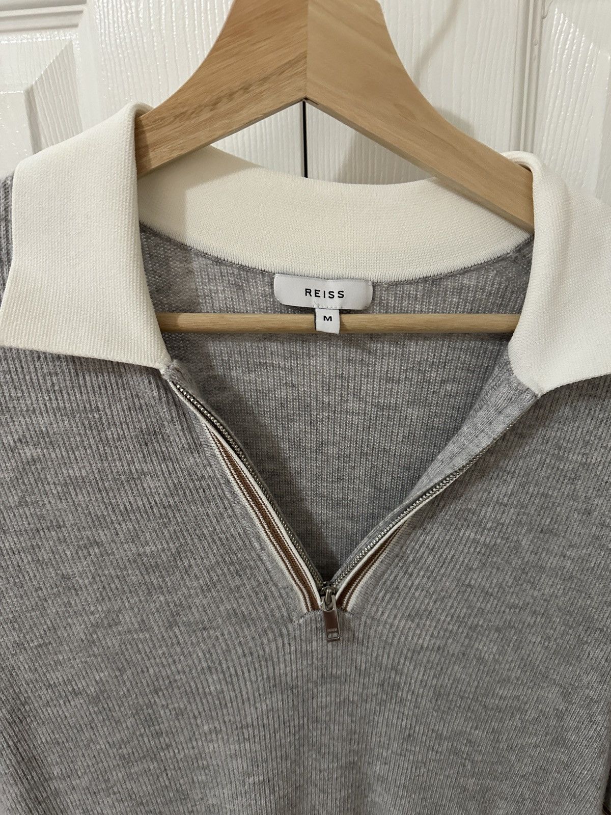 Reiss Reiss zip polo, sz M Size US M / EU 48-50 / 2 - 2 Thumbnail