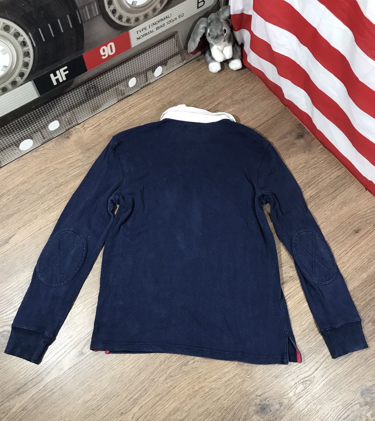Vintage Vintage Polo Raph Lauren Rugby Long Sleeve Size US L / EU 52-54 / 3 - 8 Thumbnail
