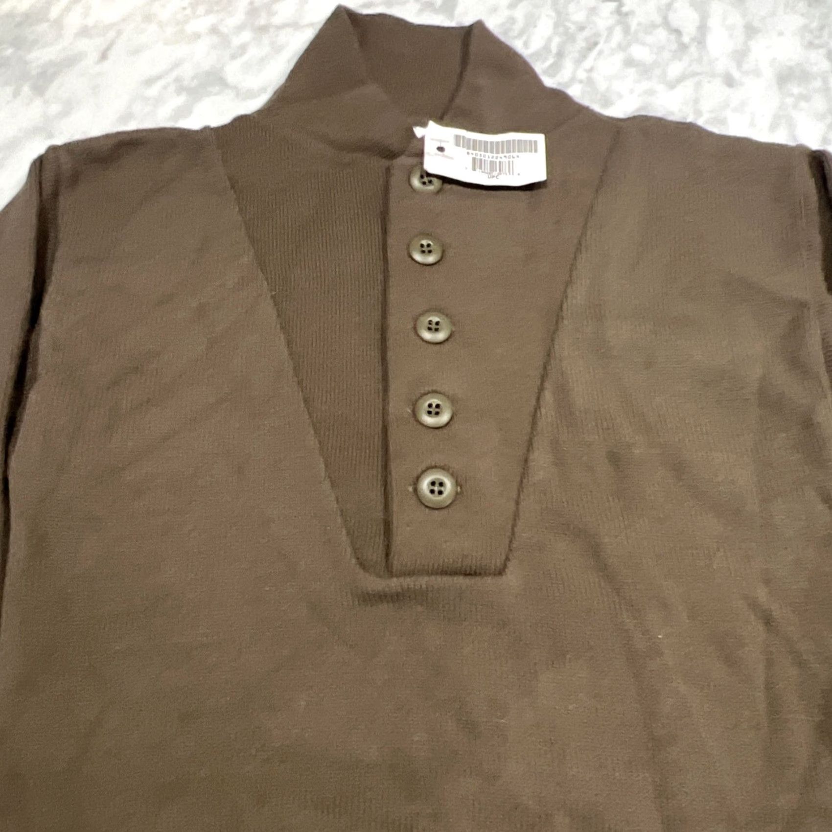 Vintage DSCP Garrison Collection Men’s Small Brown Army High Neck Military Sweater NEW Size US S / EU 44-46 / 1 - 3 Thumbnail