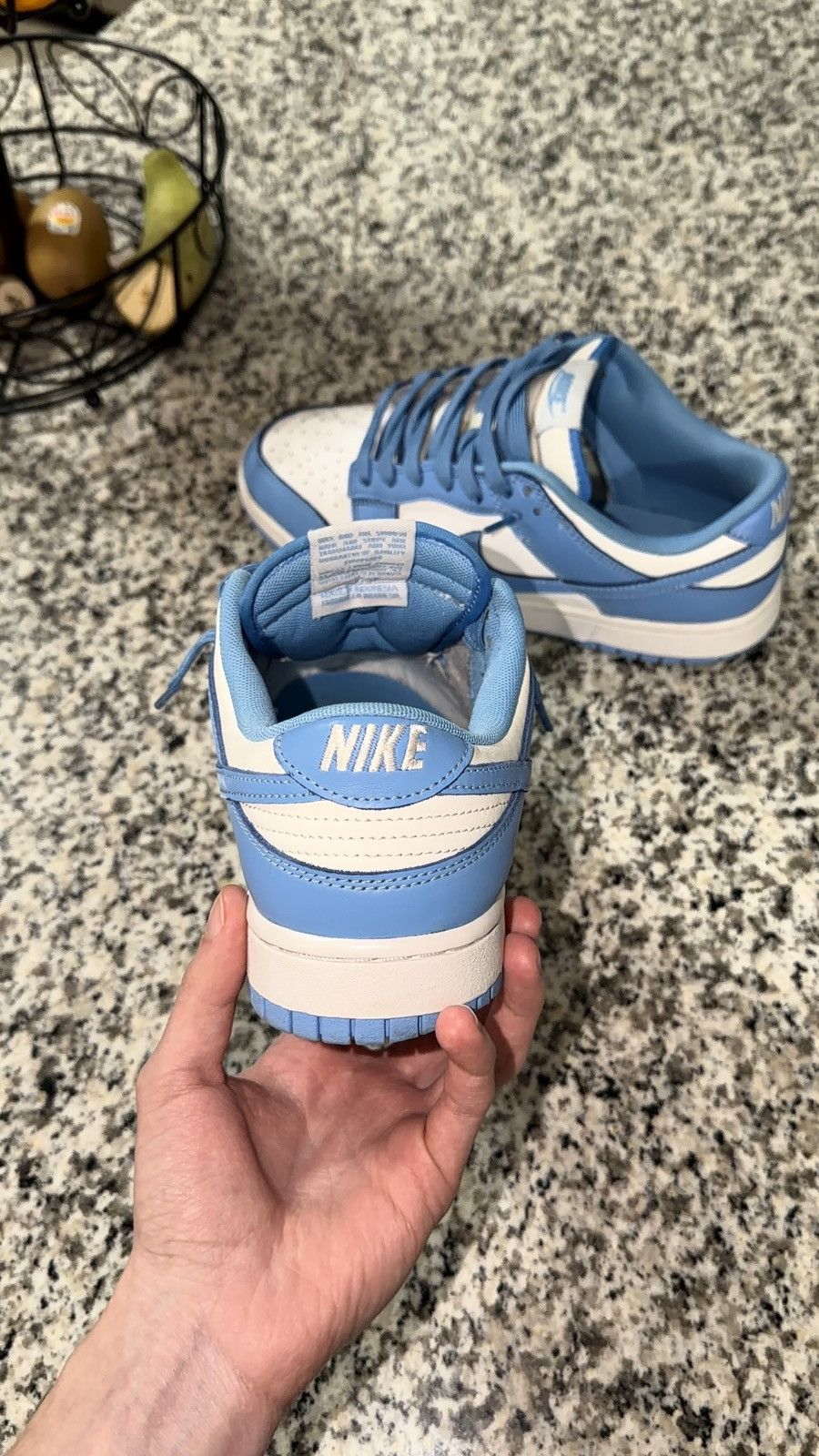 Nike Nike dunk low UNC 2021 Size US 9 / EU 42 - 4 Thumbnail