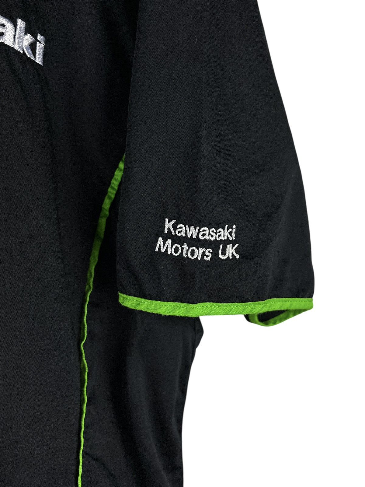 Vintage Vintage Kawasaki Racing Shirt Short Sleeve Button Up Men’s Size US XL / EU 56 / 4 - 7 Thumbnail