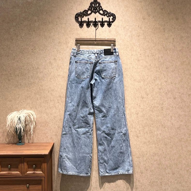 Louis Vuitton Louis Vuitton 24ss wash blue wide leg jeans Size US 40 / EU 56 - 2 Thumbnail
